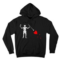 Blackbeard Pirate Flag Jolly Roger Skeleton Halloween Hoodie