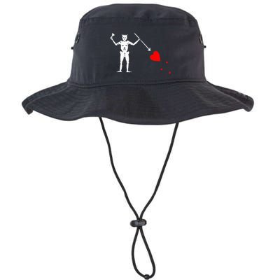 Blackbeard Pirate Flag Jolly Roger Skeleton Halloween Bucket Hat