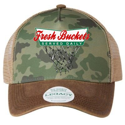 Basketball Player Fresh Buckets Served Daily Bball Legacy Tie Dye Trucker Hat