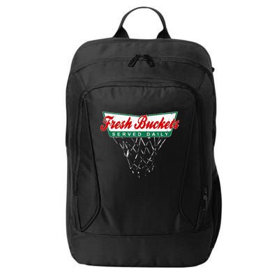 Basketball Player Fresh Buckets Served Daily Bball City Backpack