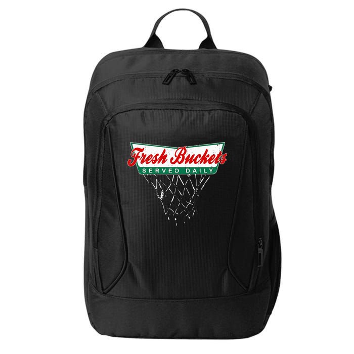 Basketball Player Fresh Buckets Served Daily Bball City Backpack