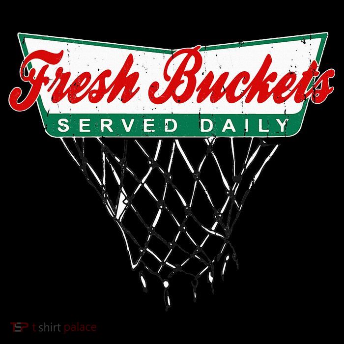 Basketball Player Fresh Buckets Served Daily Bball Premium T-Shirt