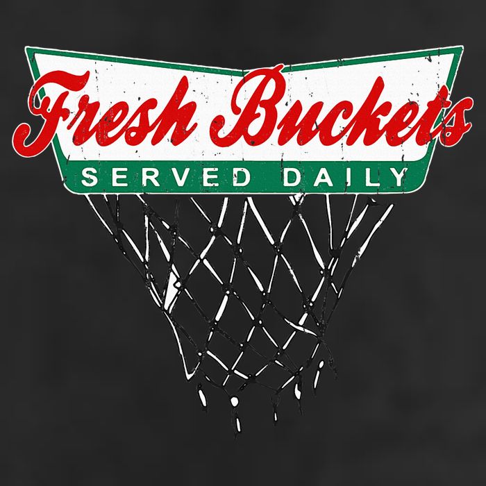 Basketball Player Fresh Buckets Served Daily Bball 25L Jumbo Tote