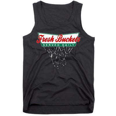 Basketball Player Fresh Buckets Served Daily Bball Tank Top