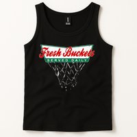 Basketball Player Fresh Buckets Served Daily Bball Tank Top