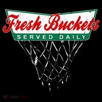 Basketball Player Fresh Buckets Served Daily Bball Zip Tote Bag