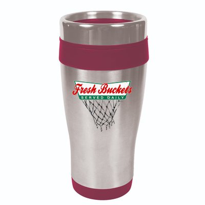 Basketball Player Fresh Buckets Served Daily Bball 16oz Travel Tumbler