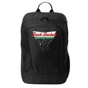 Basketball Player Fresh Buckets Served Daily Bball City Backpack