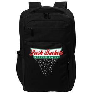 Basketball Player Fresh Buckets Served Daily Bball Impact Tech Backpack