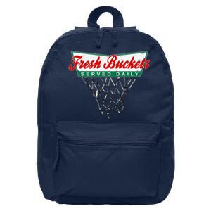 Basketball Player Fresh Buckets Served Daily Bball 16 in Basic Backpack