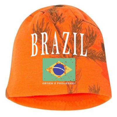 Brazil Painted Flag Kati - Camo Knit Beanie