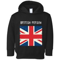 British Person funny Political Toddler Hoodie