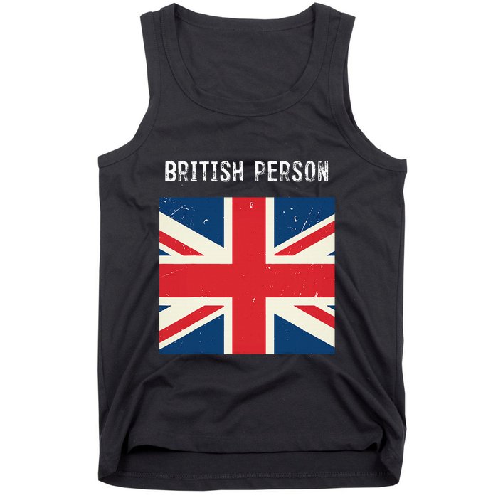 British Person funny Political Tank Top