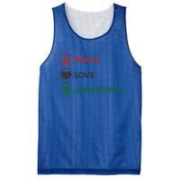 Black Pride Freedom Independence Day Peace Love Juneteenth Great Gift Mesh Reversible Basketball Jersey Tank