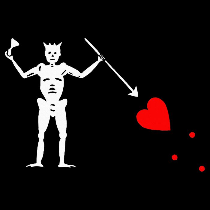 Blackbeard Pirate Flag Jolly Roger Skeleton 16 in Basic Backpack