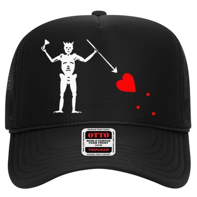 Blackbeard Pirate Flag Jolly Roger Skeleton Trucker Hat