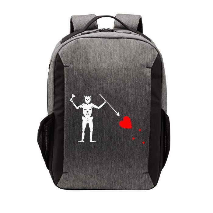 Blackbeard Pirate Flag Jolly Roger Skeleton Vector Backpack
