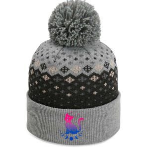 Bisexual Pride Flag Colors Astronomy Cat The Baniff Cuffed Pom Beanie