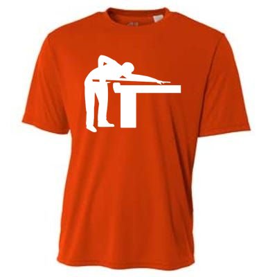 Billiards Player Funny Gift Cooling Performance Crew T-Shirt