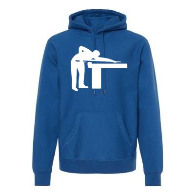 Billiards Player Funny Gift Premium Hoodie