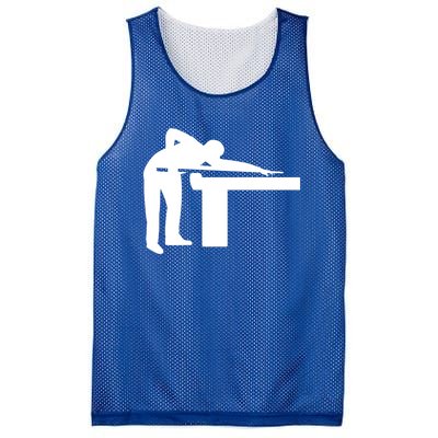 Billiards Player Funny Gift Mesh Reversible Basketball Jersey Tank