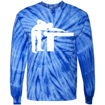 Billiards Player Funny Gift Tie-Dye Long Sleeve Shirt