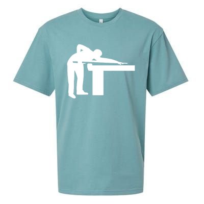 Billiards Player Funny Gift Sueded Cloud Jersey T-Shirt