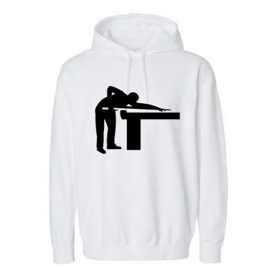 Billiards Player Funny Gift Garment-Dyed Fleece Hoodie