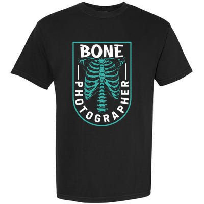 Bone Photographer Funny Radiology Technician Xray Garment-Dyed Heavyweight T-Shirt