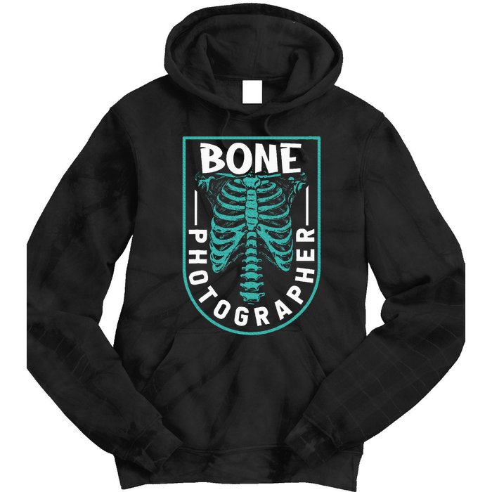 Bone Photographer Funny Radiology Technician Xray Tie Dye Hoodie