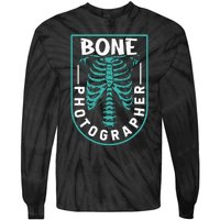 Bone Photographer Funny Radiology Technician Xray Tie-Dye Long Sleeve Shirt