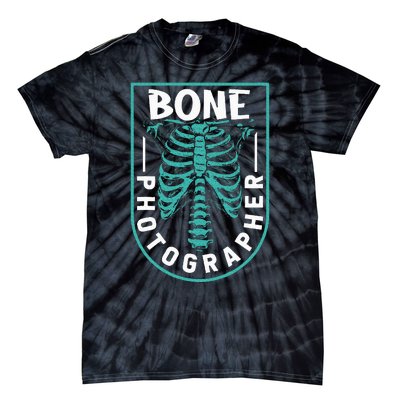 Bone Photographer Funny Radiology Technician Xray Tie-Dye T-Shirt