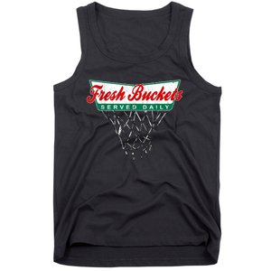 Basketball Player Fresh Buckets Served Daily Bball Tank Top