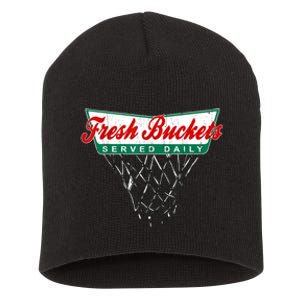 Basketball Player Fresh Buckets Served Daily Bball Short Acrylic Beanie