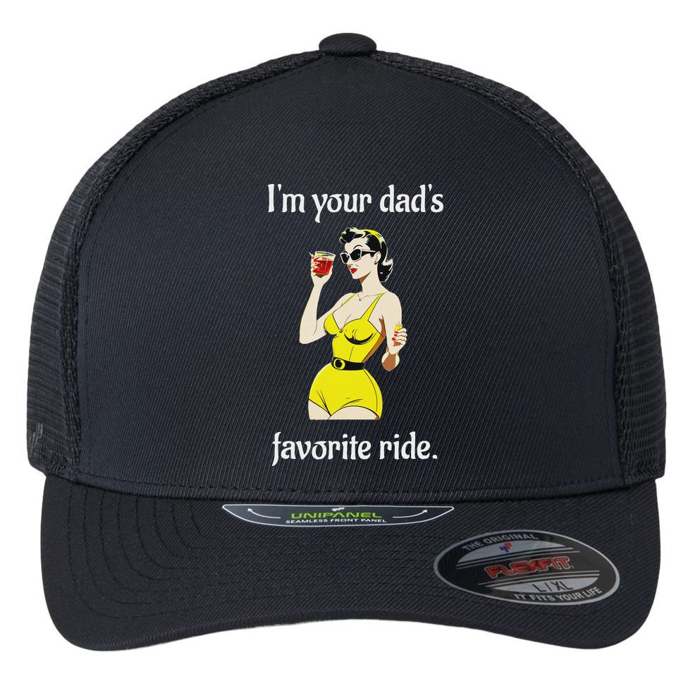 Bachelorette Party Funny Inappropriate Ride Flexfit Unipanel Trucker Cap