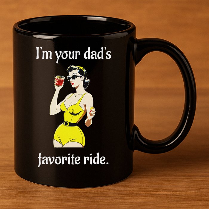 Bachelorette Party Funny Inappropriate Ride 11oz C Handle Ceramic Mug
