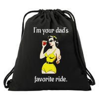 Bachelorette Party Funny Inappropriate Ride Drawstring Bag