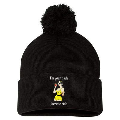 Bachelorette Party Funny Inappropriate Ride Pom Pom 12in Knit Beanie