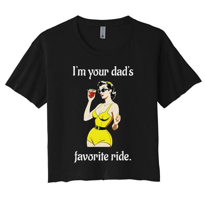 Bachelorette Party Funny Inappropriate Ride Women's Crop Top Tee