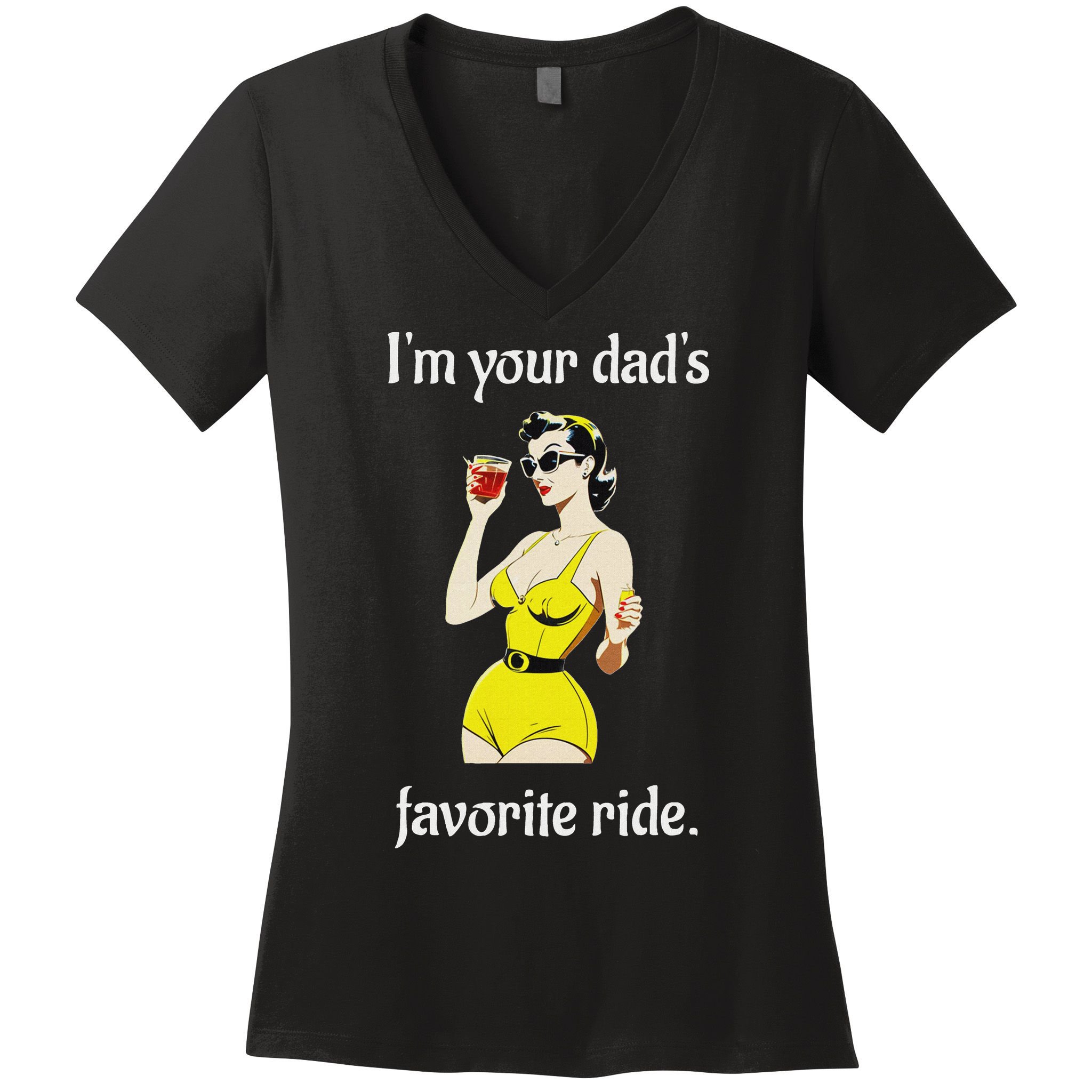 Bachelorette Party Funny Inappropriate Ride Women's V-Neck T-Shirt
