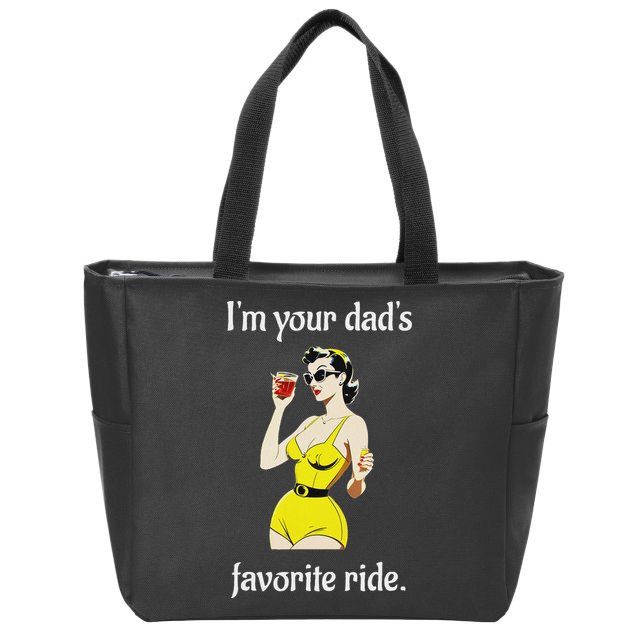 Bachelorette Party Funny Inappropriate Ride Zip Tote Bag