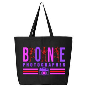 Bone Photographer - Funny Skeleton X-Ray Tech Radiology Gift 25L Jumbo Tote