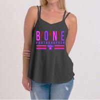 Bone Photographer - Funny Skeleton X-Ray Tech Radiology Gift Women's Strappy Tank