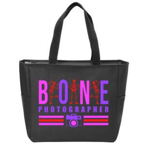 Bone Photographer - Funny Skeleton X-Ray Tech Radiology Gift Zip Tote Bag