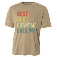 Best Pug Grandma Ever Dog Lovers Mothers Day Cooling Performance Crew T-Shirt