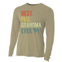 Best Pug Grandma Ever Dog Lovers Mothers Day Cooling Performance Long Sleeve Crew