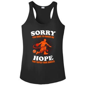 Basketball Player Guard Cool Gift Basketball Player Basketball Funny Gift Ladies PosiCharge Competitor Racerback Tank