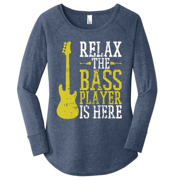 Bass Player Guitar Guitarist Music School Vintage Women's Perfect Tri Tunic Long Sleeve Shirt