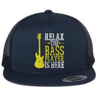 Bass Player Guitar Guitarist Music School Vintage Flat Bill Trucker Hat