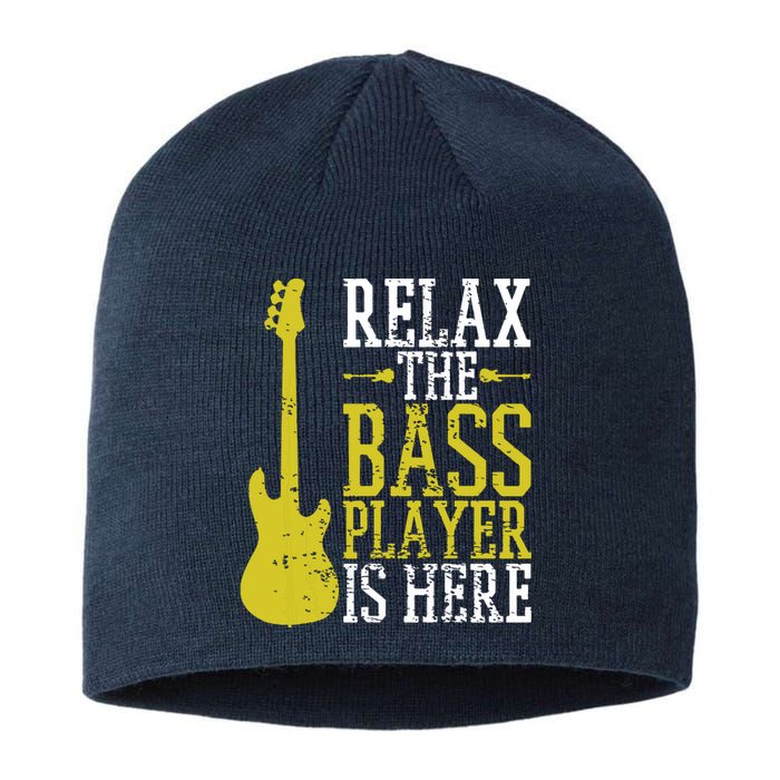 Bass Player Guitar Guitarist Music School Vintage Sustainable Beanie